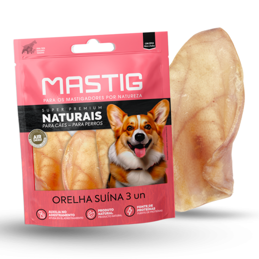 Orelha Suína 3 pçs